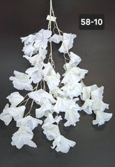 Ramură artificială decorativă - 108cm flori albe